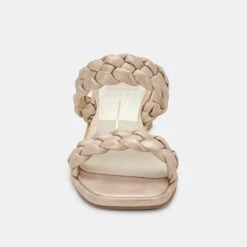 RONIN SANDALS LIGHT GOLD STELLA -Modish Shoe DOLCEVITA HEELS RONIN LIGHTGOLDMETALICSTELLASUEDE 04