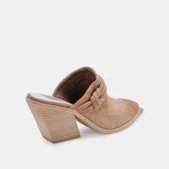 SITA MULES MUSHROOM SUEDE -Modish Shoe DOLCEVITA HEELS SITA MUSHROOMSUEDE 03