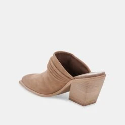 SITA MULES MUSHROOM SUEDE -Modish Shoe DOLCEVITA HEELS SITA MUSHROOMSUEDE 09
