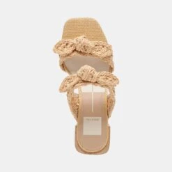Dolce Vita ZEMMIE SANDALS LT NATURAL RAFFIA 20 Dolce Vita ZEMMIE SANDALS LT NATURAL RAFFIA -Modish Shoe DOLCEVITA HEELS ZEMMIE LTNATURALRAFFIA 06