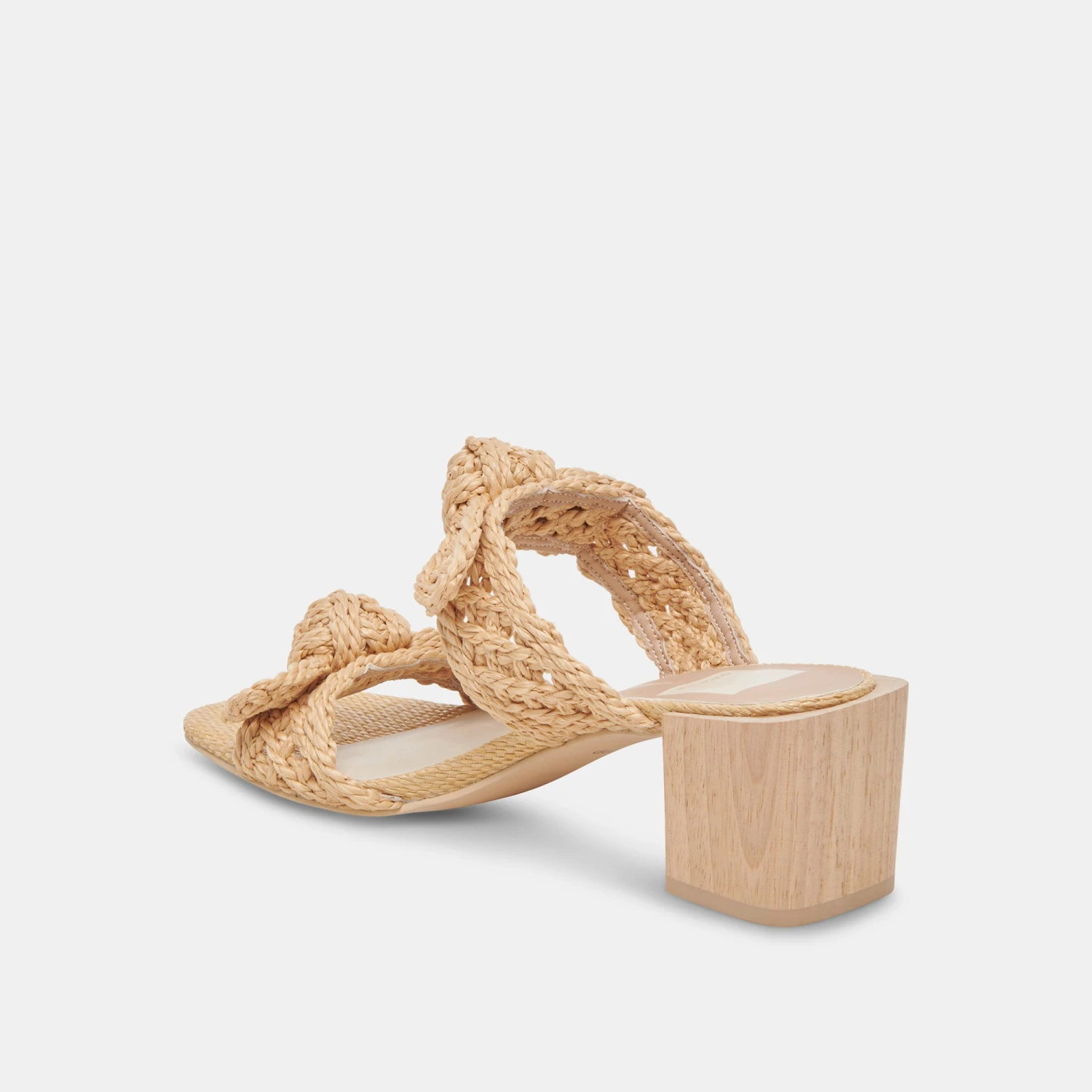 Dolce Vita ZEMMIE SANDALS LT NATURAL RAFFIA 7 Dolce Vita ZEMMIE SANDALS LT NATURAL RAFFIA - Image 7