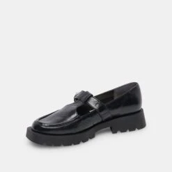 Dolce Vita EBBIE FLATS MIDNIGHT PATENT LEATHER -Modish Shoe DOLCEVITA LOAFERS EBBIE MIDNIGHTPATENTLEATHER 08