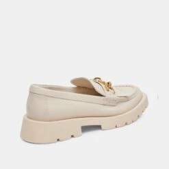 Dolce Vita ERNA WIDE FLATS IVORY LEATHER -Modish Shoe DOLCEVITA LOAFERS ERNA IVORYLEATHER 03 3616bdfc 63a3 4f8c ab5c eb9500fdb0d3