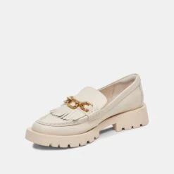 Dolce Vita ERNA WIDE FLATS IVORY LEATHER -Modish Shoe DOLCEVITA LOAFERS ERNA IVORYLEATHER 08 120efbc1 4c0c 4785 a9d4 dfa6cc6f41f7
