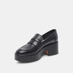Dolce Vita YANNI LOAFERS BLACK LEATHER -Modish Shoe DOLCEVITA LOAFERS YANNI BLACKLEATHER 08