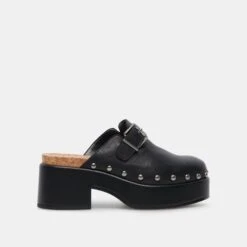 Dolce Vita YEVAN CLOGS BLACK LEATHER 21 Dolce Vita YEVAN CLOGS BLACK LEATHER -Modish Shoe DOLCEVITA LOAFER YEVAN BLACKLEATHER 02