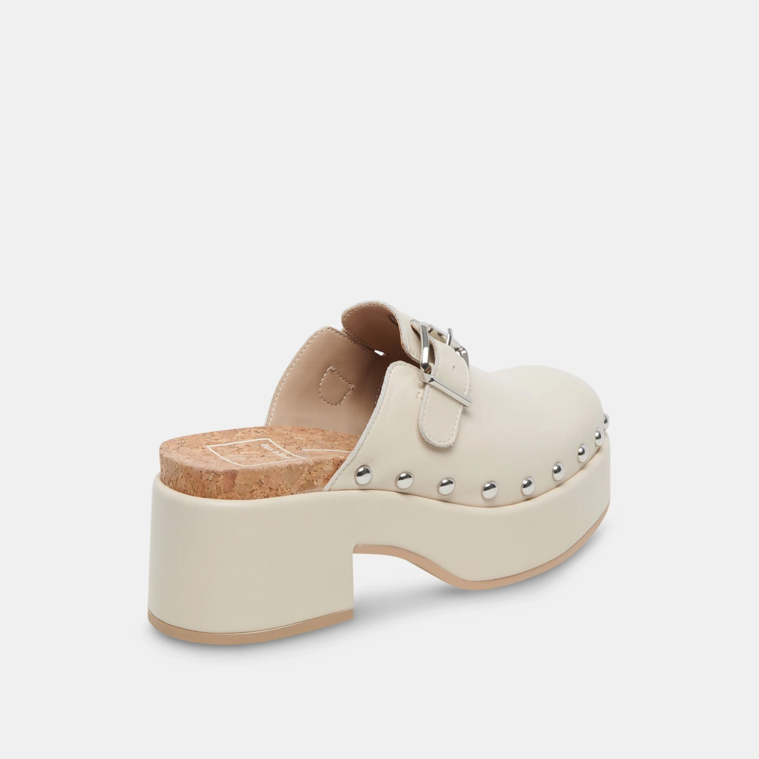 Dolce Vita YEVAN CLOGS IVORY LEATHER 3 Dolce Vita YEVAN CLOGS IVORY LEATHER - Image 3