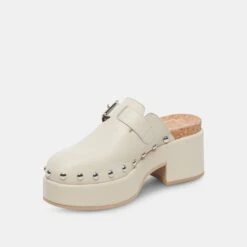 Dolce Vita YEVAN CLOGS IVORY LEATHER 12 Dolce Vita YEVAN CLOGS IVORY LEATHER -Modish Shoe DOLCEVITA LOAFER YEVAN IVORYLEATHER 08
