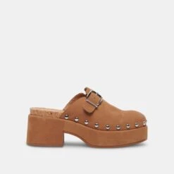 Dolce Vita YEVAN CLOGS PRALINE NUBUCK -Modish Shoe DOLCEVITA LOAFER YEVAN PRALINENUBUCK 02