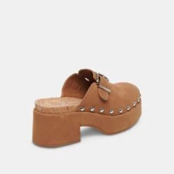 Dolce Vita YEVAN CLOGS PRALINE NUBUCK -Modish Shoe DOLCEVITA LOAFER YEVAN PRALINENUBUCK 03