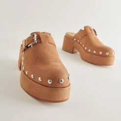 Dolce Vita YEVAN CLOGS PRALINE NUBUCK -Modish Shoe DOLCEVITA LOAFER YEVAN PRALINENUBUCK 3
