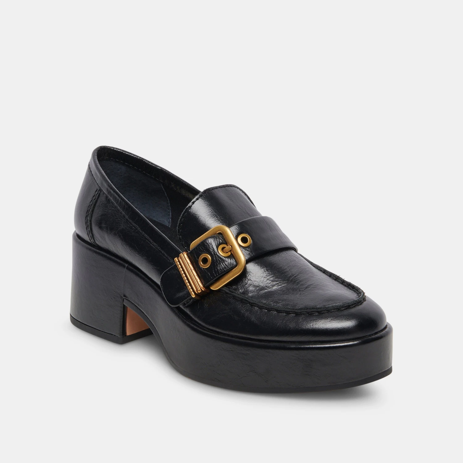 Dolce Vita YONDER LOAFERS MIDNIGHT CRINKLE PATENT 2 Dolce Vita YONDER LOAFERS MIDNIGHT CRINKLE PATENT - Image 2