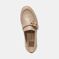 Dolce Vita YONDER LOAFERS SESAME CRINKLE PATENT -Modish Shoe DOLCEVITA LOAFER YONDER SESAMECRINKLEPATENT 06