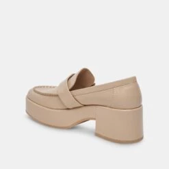 Dolce Vita YONDER LOAFERS SESAME CRINKLE PATENT -Modish Shoe DOLCEVITA LOAFER YONDER SESAMECRINKLEPATENT 09