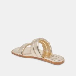 ADORE SANDALS GOLD METALLIC LEATHER -Modish Shoe DOLCEVITA SANDALS ADORE GOLDMETALLICLEATHER 09