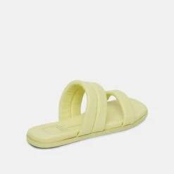 ADORE SANDALS LEMON CREAM LEATHER -Modish Shoe DOLCEVITA SANDALS ADORE LEMONCREAMLEATHER 03