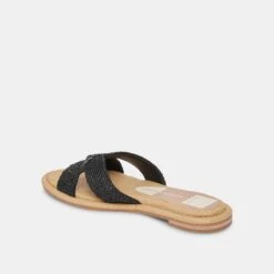 ATOMIC SANDALS BLACK RAFFIA -Modish Shoe DOLCEVITA SANDALS ATOMIC BLACKRAFFIA 09