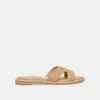 Dolce Vita ATOMIC WIDE SANDALS LT NATURAL RAFFIA