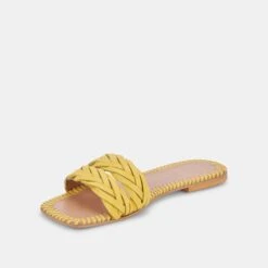 AVANNA SANDALS YELLOW LEATHER -Modish Shoe DOLCEVITA SANDALS AVANNA YELLOWLEATHER 08
