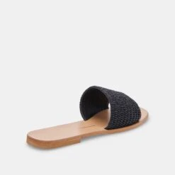 BELLE SANDALS BLACK RAFFIA -Modish Shoe DOLCEVITA SANDALS BELLE BLACKRAFFIA 03