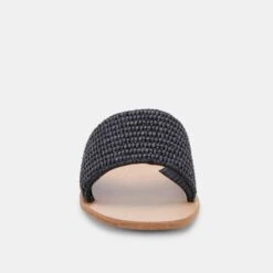 BELLE SANDALS BLACK RAFFIA -Modish Shoe DOLCEVITA SANDALS BELLE BLACKRAFFIA 04