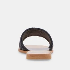 BELLE SANDALS BLACK RAFFIA -Modish Shoe DOLCEVITA SANDALS BELLE BLACKRAFFIA 05