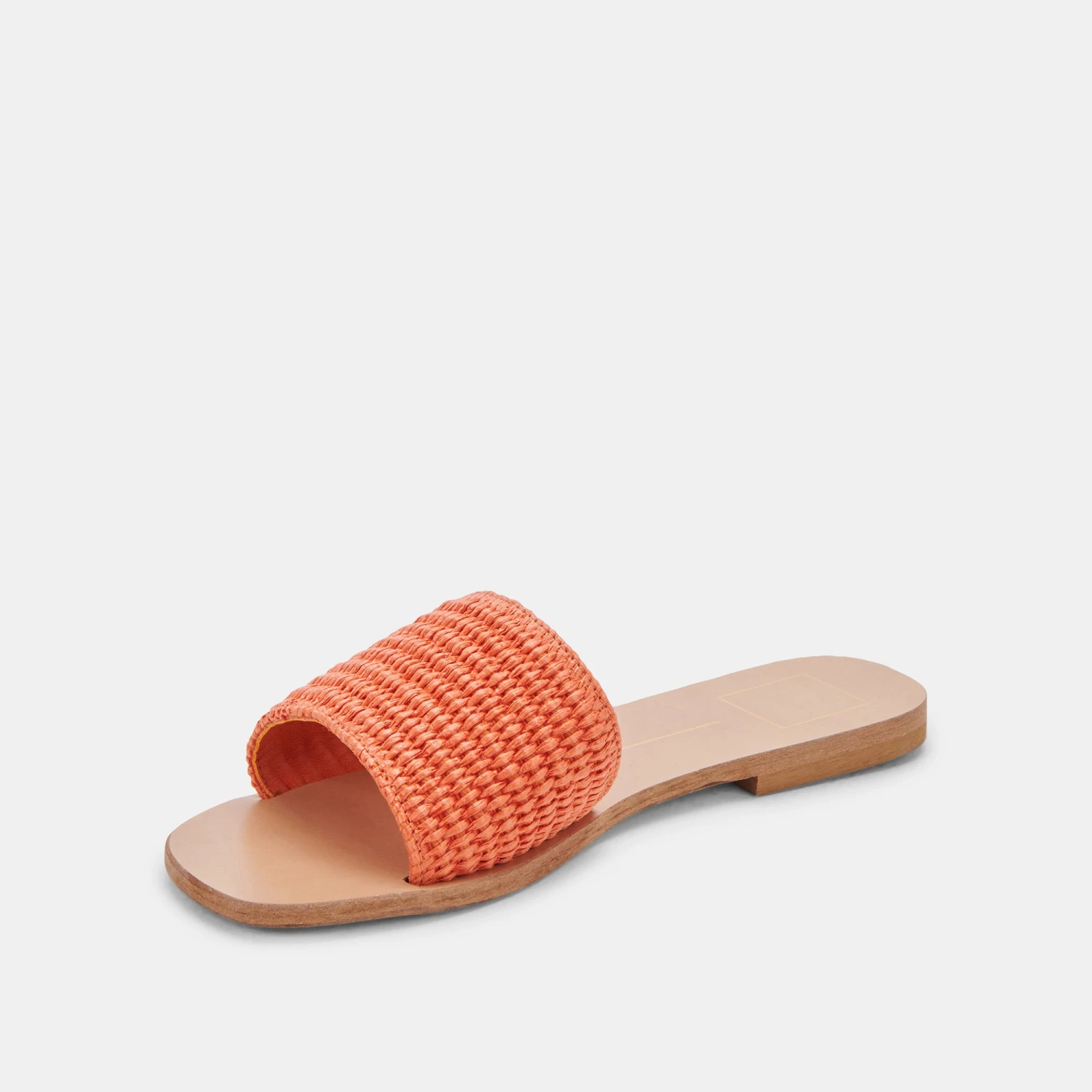 BELLE SANDALS ORANGE RAFFIA 4 BELLE SANDALS ORANGE RAFFIA - Image 4