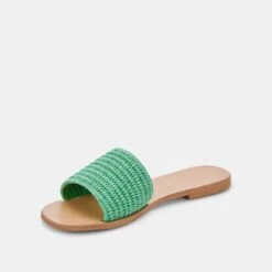 BELLE SANDALS SEAGLASS RAFFIA -Modish Shoe DOLCEVITA SANDALS BELLE SEAGLASSRAFFIA 08