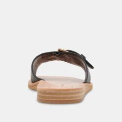 CABANA SANDALS BLACK LEATHER -Modish Shoe DOLCEVITA SANDALS CABANA BLACKLEATHER 05