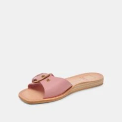 CABANA SANDALS DARK ROSE LEATHER -Modish Shoe DOLCEVITA SANDALS CABANA DARKROSELEATHER 08