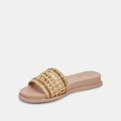 Dolce Vita GWENN SANDALS NATURAL RAFFIA -Modish Shoe DOLCEVITA SANDALS GWENN NATURALRAFFIA 08