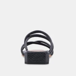 HAPI WIDE SANDALS BLACK LEATHER -Modish Shoe DOLCEVITA SANDALS HAPI BLACKLEATHER 05