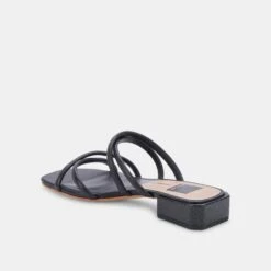 HAPI WIDE SANDALS BLACK LEATHER -Modish Shoe DOLCEVITA SANDALS HAPI BLACKLEATHER 09 91daccb8 bc12 40e6 8fba b1953f030af3