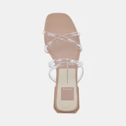 HAPI SANDALS CRYSTAL VINYL -Modish Shoe DOLCEVITA SANDALS HAPI CRYSTALVINYL 06