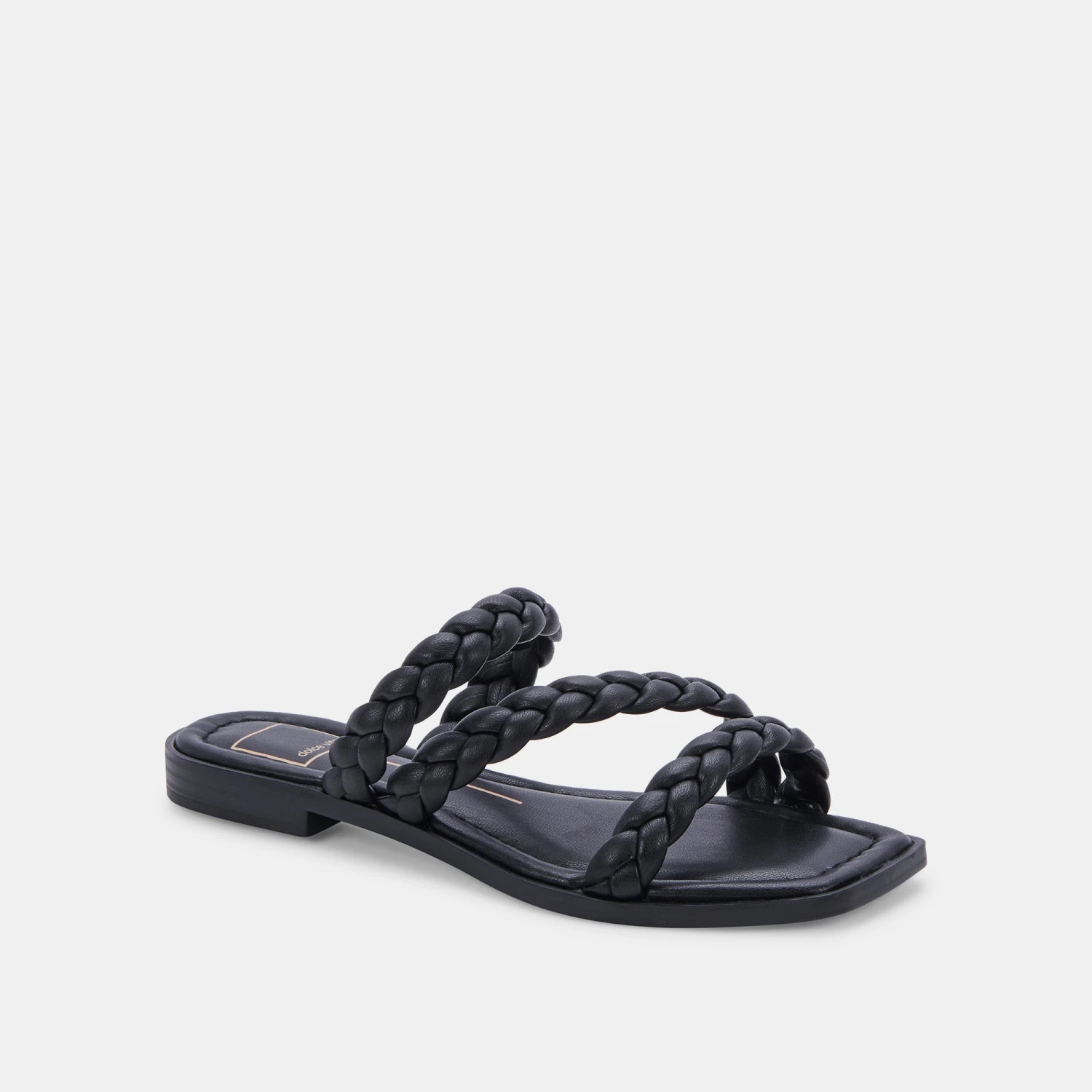 IMAN WIDE SANDALS BLACK STELLA 2 IMAN WIDE SANDALS BLACK STELLA - Image 2