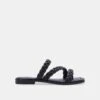 IMAN WIDE SANDALS BLACK STELLA