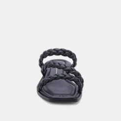 IMAN WIDE SANDALS BLACK STELLA 14 IMAN WIDE SANDALS BLACK STELLA -Modish Shoe DOLCEVITA SANDALS IMAN BLACKSTELLA 04