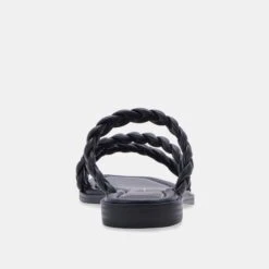 IMAN WIDE SANDALS BLACK STELLA 15 IMAN WIDE SANDALS BLACK STELLA -Modish Shoe DOLCEVITA SANDALS IMAN BLACKSTELLA 05