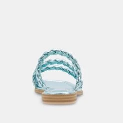 IMAN SANDALS BLUE METALLIC STELLA -Modish Shoe DOLCEVITA SANDALS IMAN ELECTRICBLUEMETALLICSTELLA 05