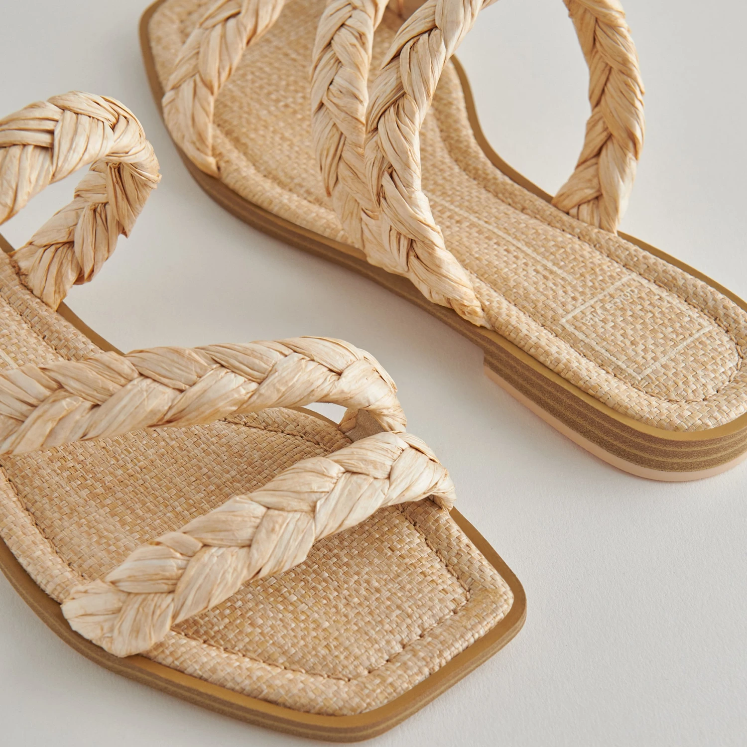 IMAN SANDALS LT NATURAL RAFFIA 5 IMAN SANDALS LT NATURAL RAFFIA - Image 5