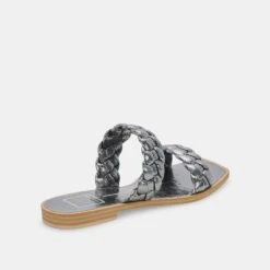 INDY SANDALS GRAPHITE METALLIC STELLA -Modish Shoe DOLCEVITA SANDALS INDY GRAPHITECRACKLEDSTELLA 03