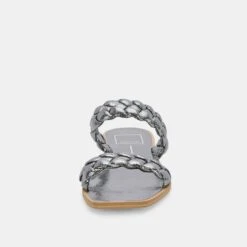 INDY SANDALS GRAPHITE METALLIC STELLA -Modish Shoe DOLCEVITA SANDALS INDY GRAPHITECRACKLEDSTELLA 04