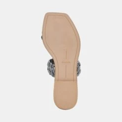 INDY SANDALS GRAPHITE METALLIC STELLA -Modish Shoe DOLCEVITA SANDALS INDY GRAPHITECRACKLEDSTELLA 07