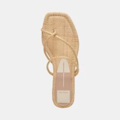 Dolce Vita LEANNA SANDALS LT NATURAL RAFFIA -Modish Shoe DOLCEVITA SANDALS LEANNA LTNATURALRAFFIA 06