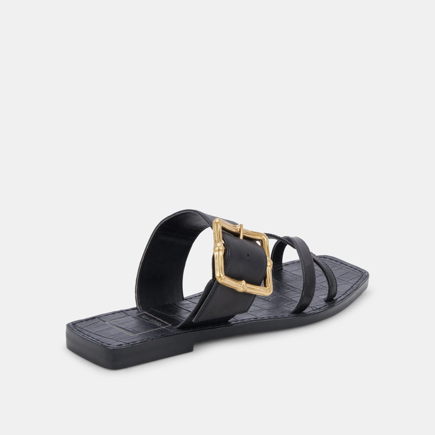 LOWYN SANDALS BLACK LEATHER 3 LOWYN SANDALS BLACK LEATHER - Image 3
