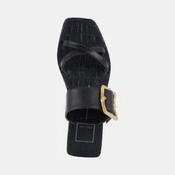 LOWYN SANDALS BLACK LEATHER 16 LOWYN SANDALS BLACK LEATHER -Modish Shoe DOLCEVITA SANDALS LOWYN BLACKLEATHER 06