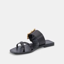 LOWYN SANDALS BLACK LEATHER 12 LOWYN SANDALS BLACK LEATHER -Modish Shoe DOLCEVITA SANDALS LOWYN BLACKLEATHER 08