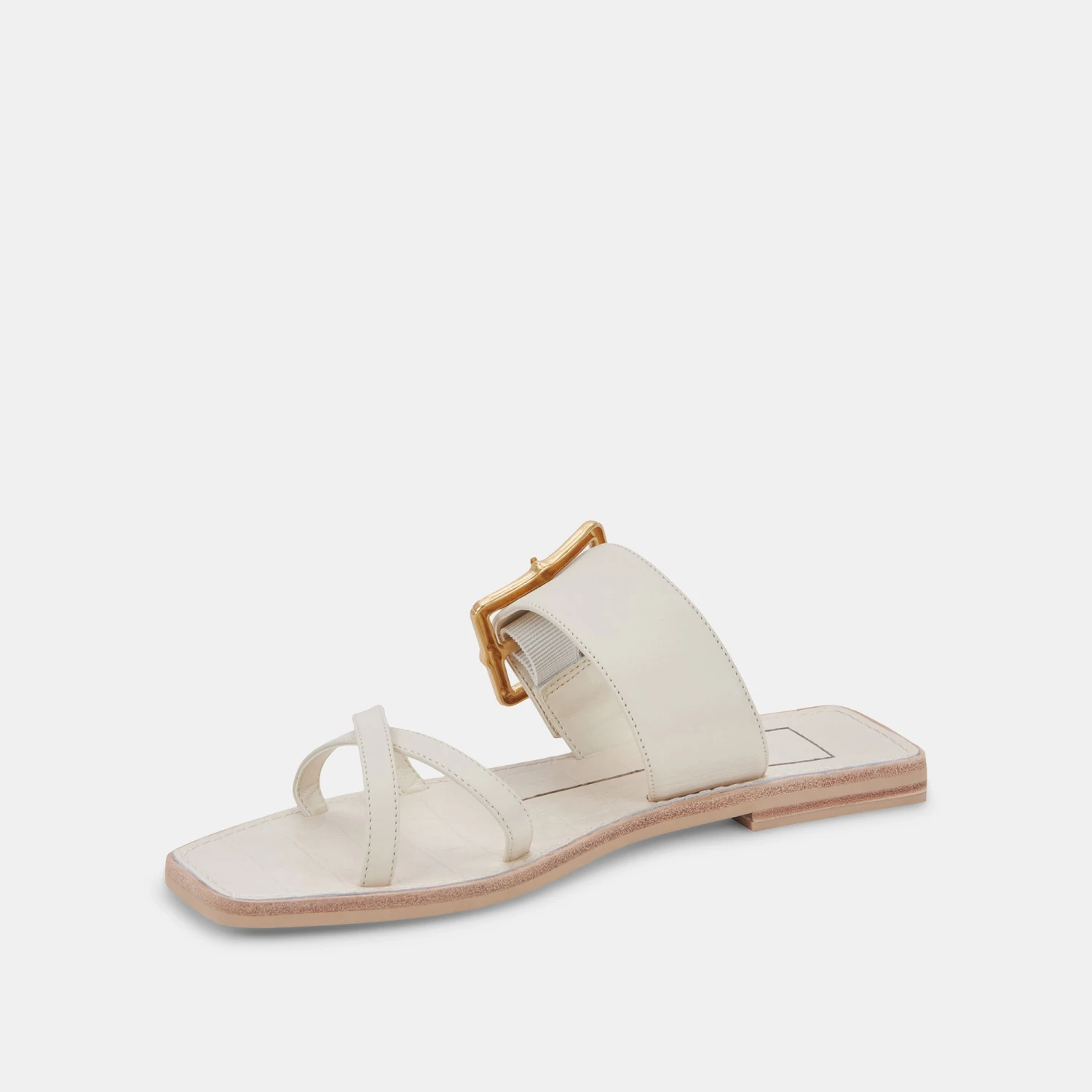 LOWYN SANDALS IVORY LEATHER 6 LOWYN SANDALS IVORY LEATHER - Image 6