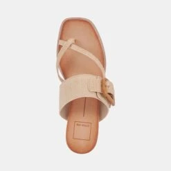 PERRIS SANDALS NATURAL RAFFIA -Modish Shoe DOLCEVITA SANDALS PERRIS NATURALRAFFIA 06