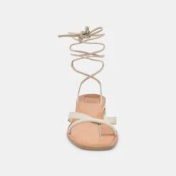 PRAX SANDALS IVORY LEATHER -Modish Shoe DOLCEVITA SANDALS PRAX IVORYLEATHER 04